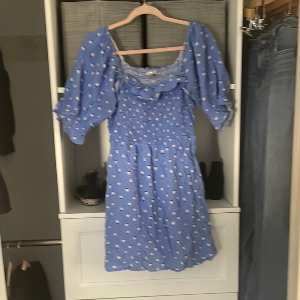 Blue Floral Dress
